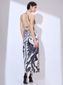 Phoenix Plunge Gown — plunge-neck evening gown by INHAUTECOUTURE, view 10