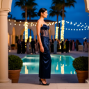 Midnight Siren Gown — black mermaid gown by INHAUTECOUTURE, view 10