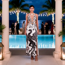 Phoenix Plunge Gown
