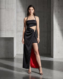 Scarlet Contrast Gown
