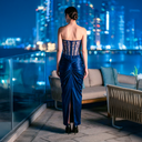 Midnight Siren Gown — black mermaid gown by INHAUTECOUTURE, view 8