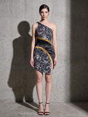 Asymmetrical Canvas Dress