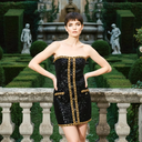 Couture Chain Mini — sequin strapless mini dress with chain detail by INHAUTECOUTURE, view 6