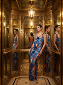 Piscean Blue Maxi — INHAUTECOUTURE