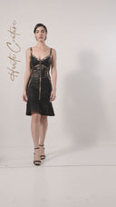 Black & Gold Tier Mini — 360 view, INHAUTECOUTURE
